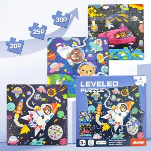 3in1 Magnetic Space Jigsaw Puzzle - Step 4
