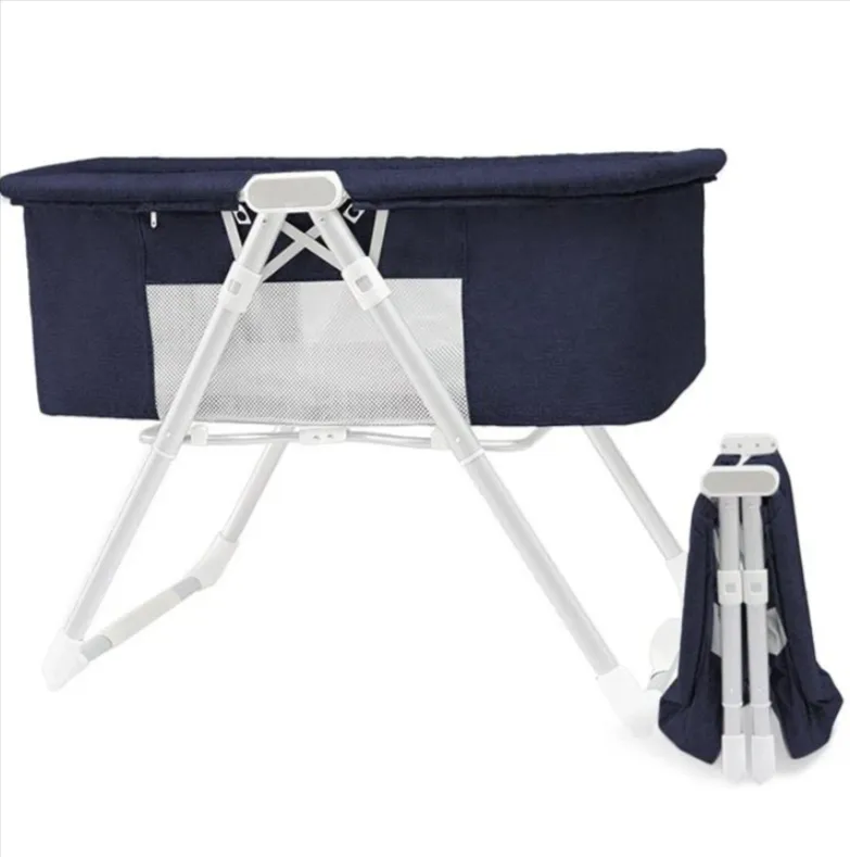 98 x 74 x 57cm Foldable Portable Bedside Sleeper Baby Travel Cot BB-2