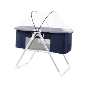 98 x 74 x 57cm Foldable Portable Bedside Sleeper Baby Travel Cot BB-2
