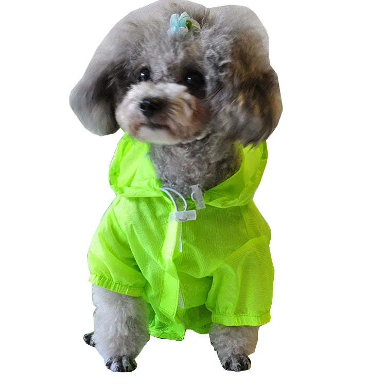 Adjustable waterproof dog raincoat backpack Explorer