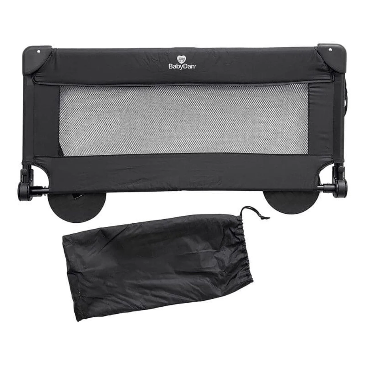 Baby Dan Folding Bed Rail/Guard Black