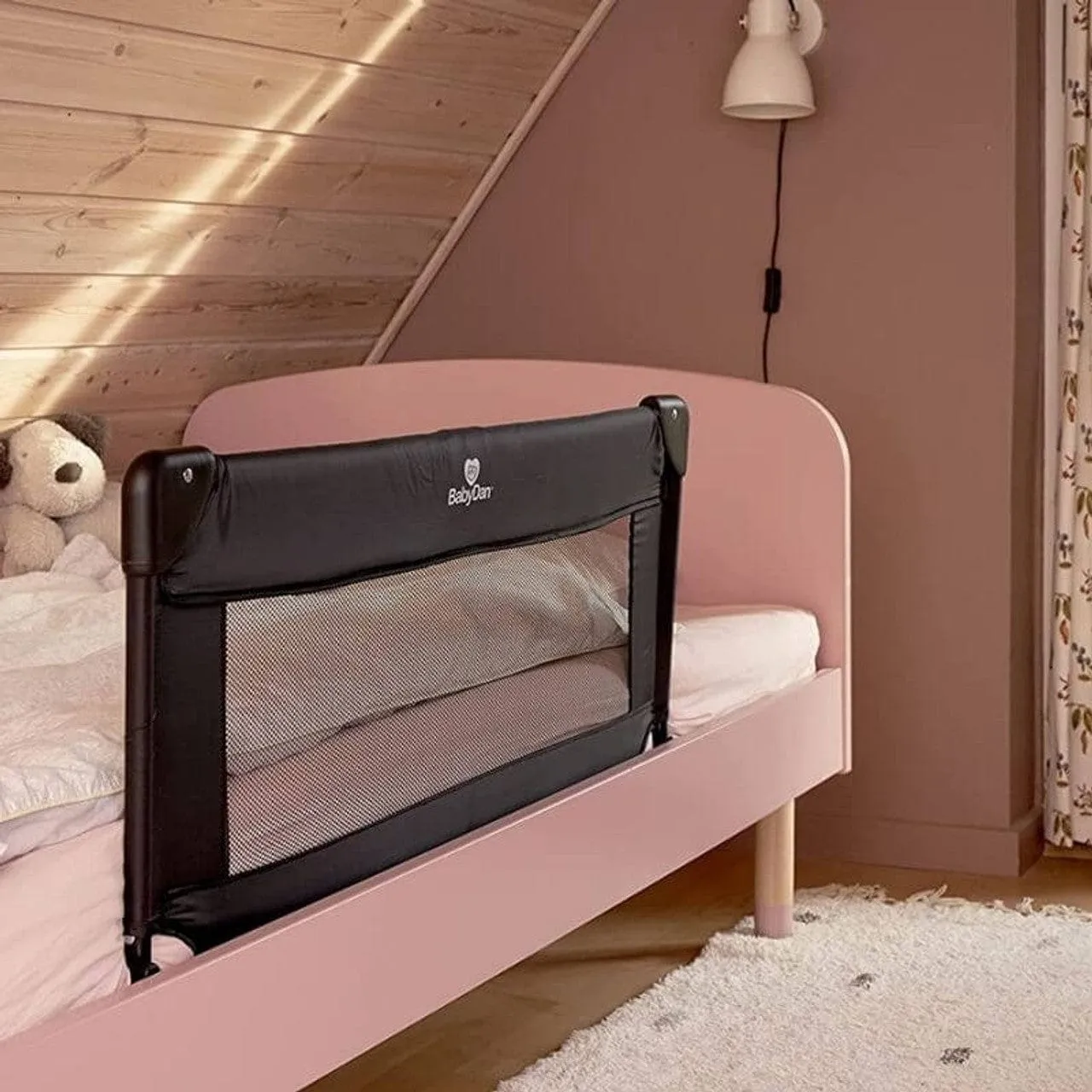 Baby Dan Folding Bed Rail/Guard Black