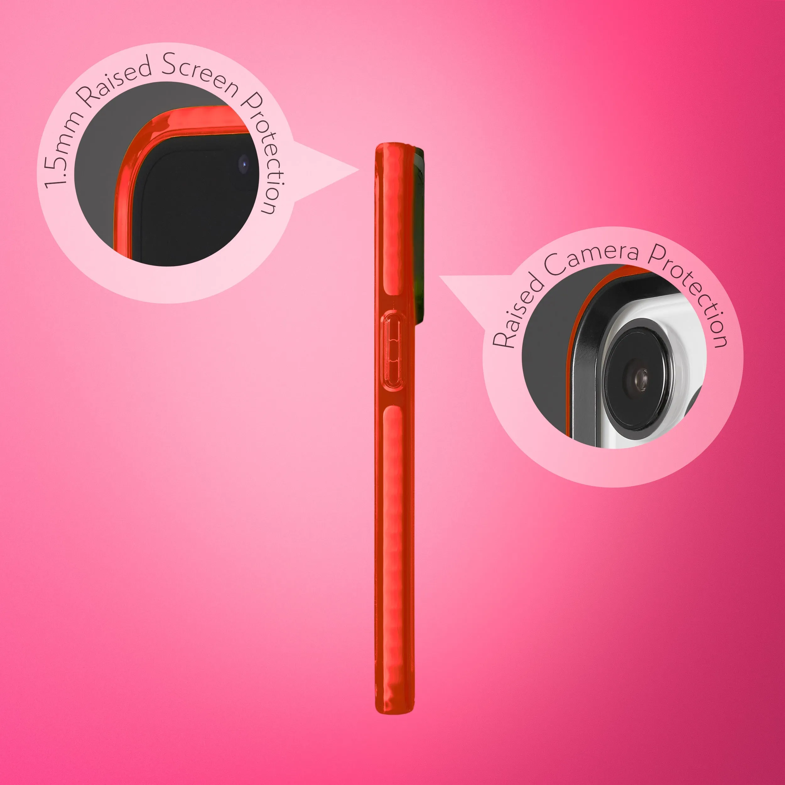 Barrier Case w/ MagSafe for iPhone 13 Pro - Electric Red Strawberry