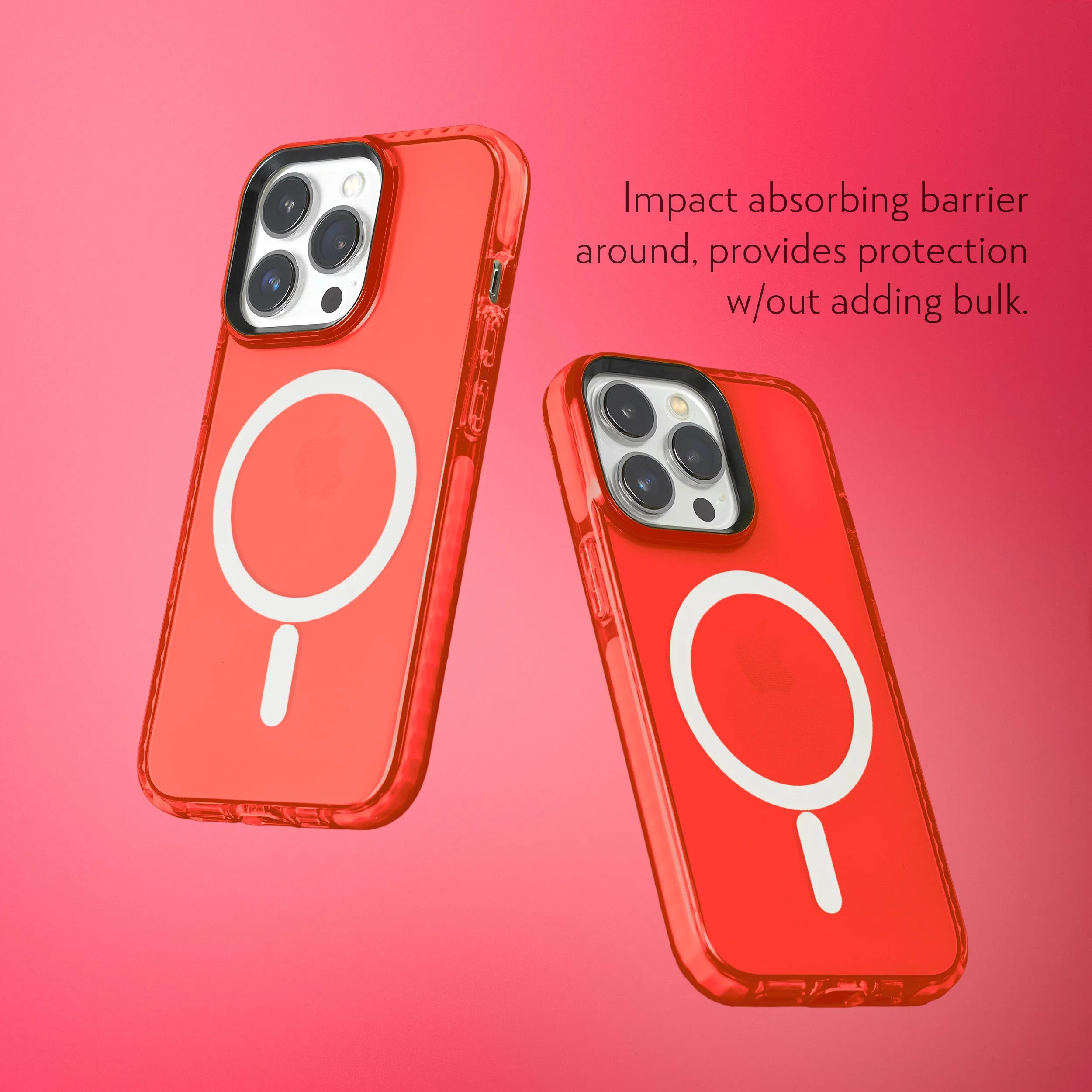 Barrier Case w/ MagSafe for iPhone 13 Pro - Electric Red Strawberry