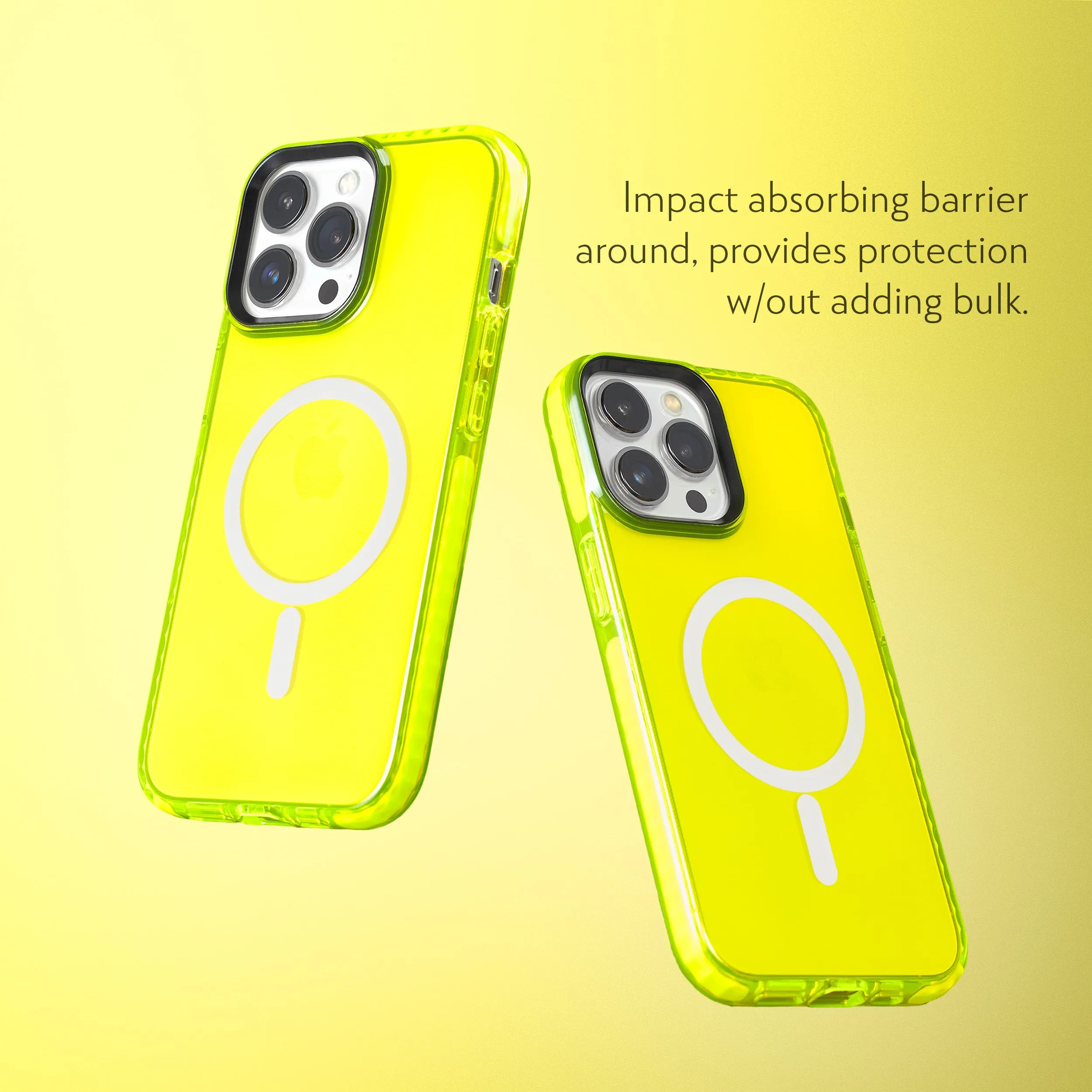Barrier Case w/ MagSafe for iPhone 14 Pro Max - Hi-Energy Neon Yellow