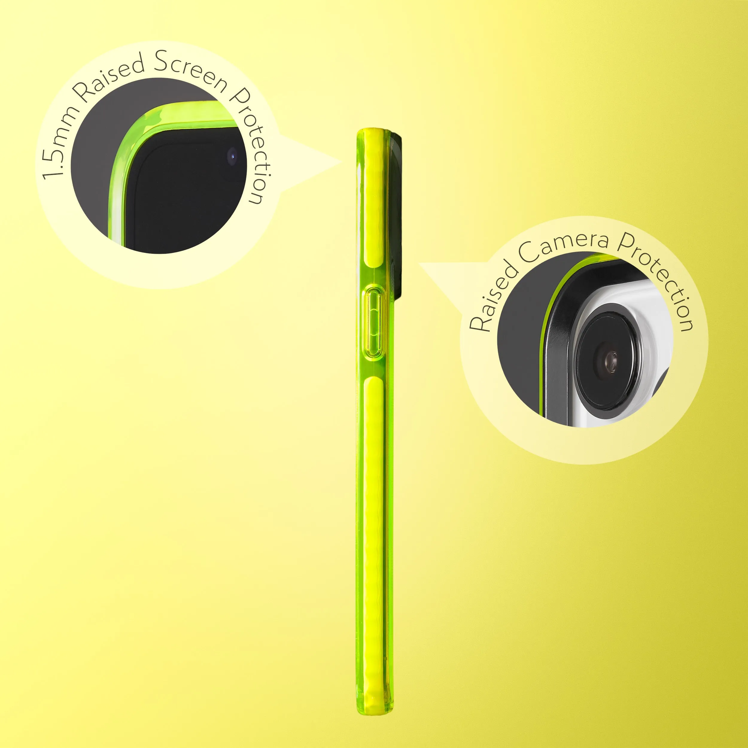 Barrier Case w/ MagSafe for iPhone 14 Pro Max - Hi-Energy Neon Yellow