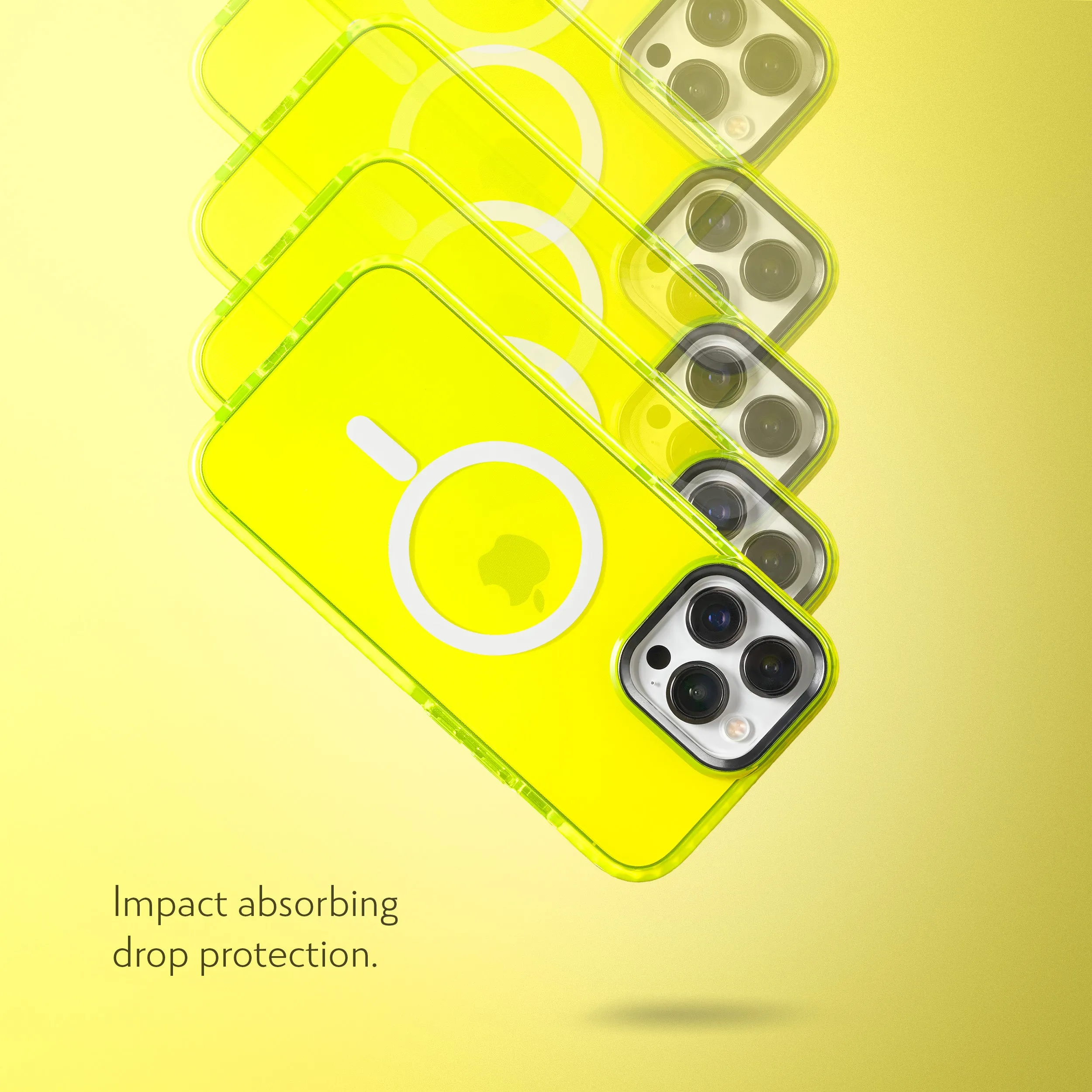 Barrier Case w/ MagSafe for iPhone 14 Pro Max - Hi-Energy Neon Yellow