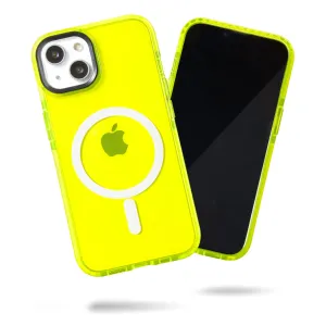 Barrier Case w/ MagSafe for iPhone 15 - Hi-Energy Neon Yellow