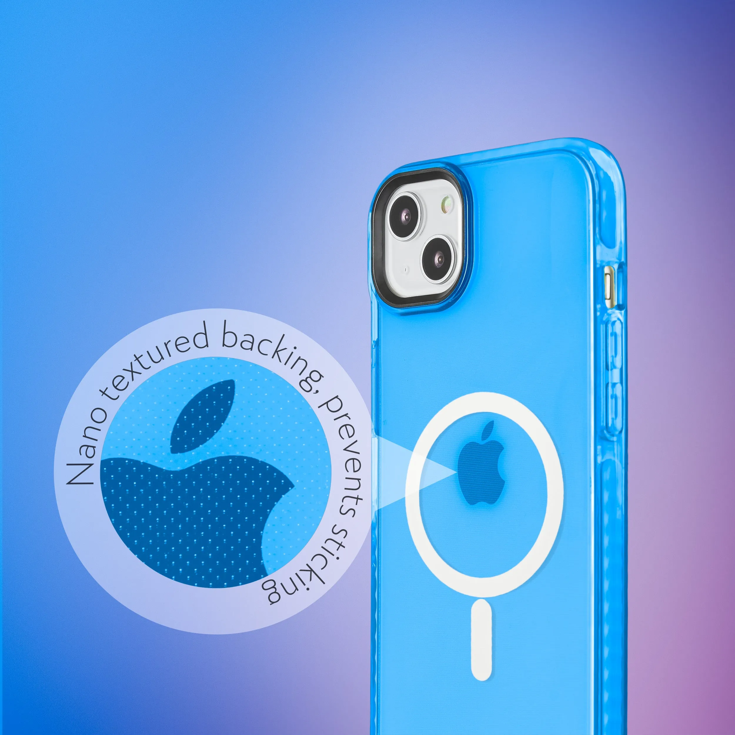 Barrier Case w/ MagSafe for iPhone 15 Plus - Elevated Azure Blue