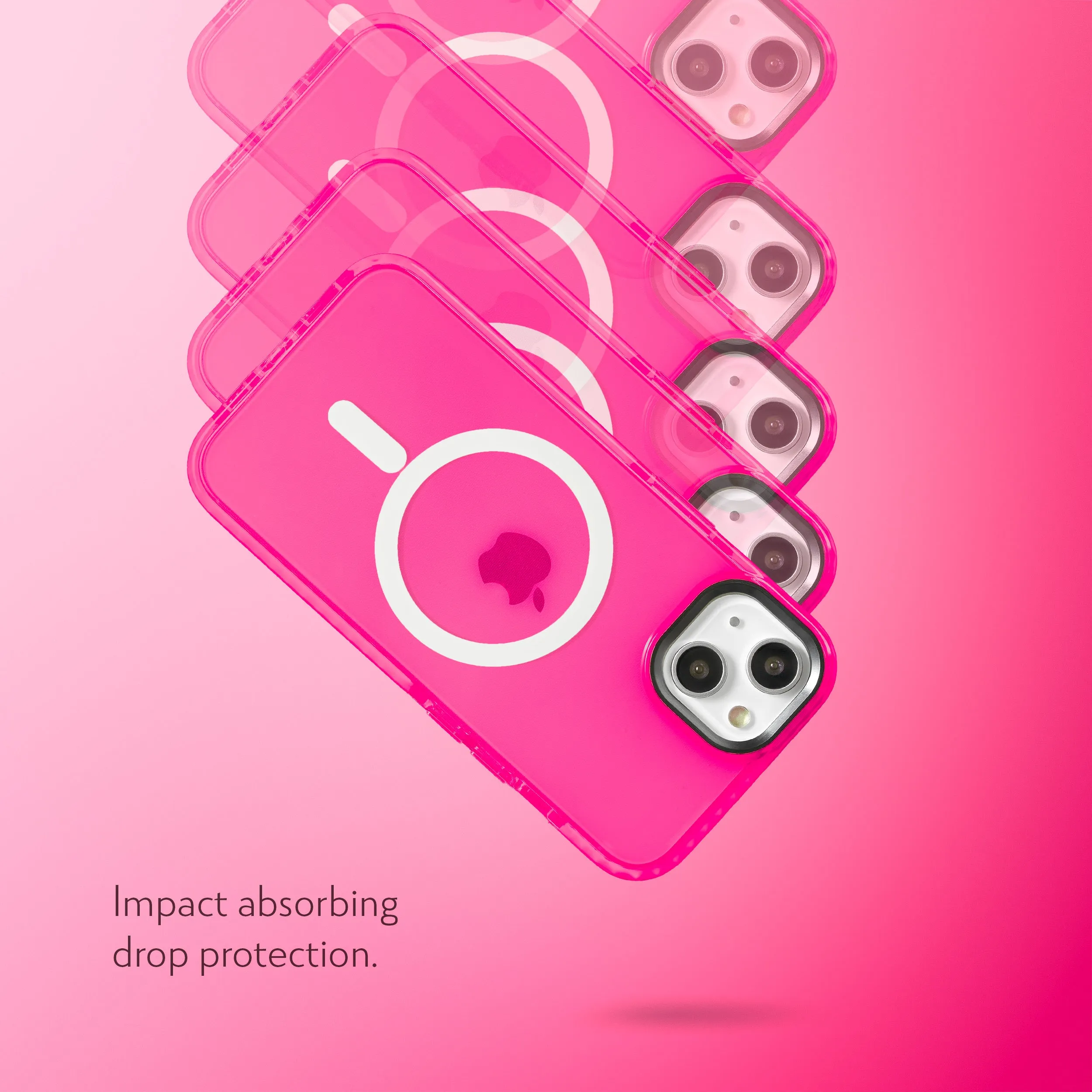 Barrier Case w/ MagSafe for iPhone 15 - Radiant Hot Pink