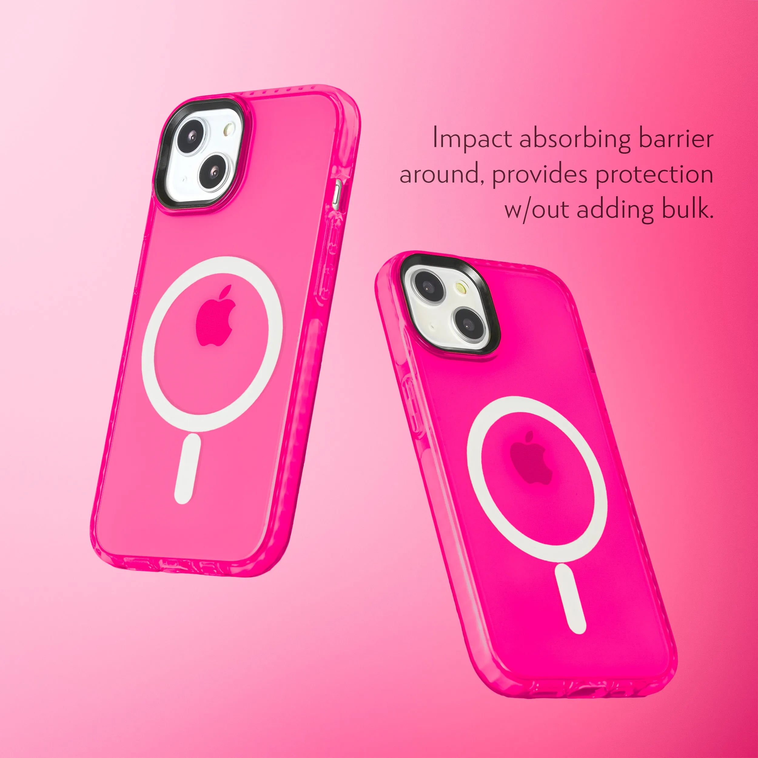 Barrier Case w/ MagSafe for iPhone 15 - Radiant Hot Pink