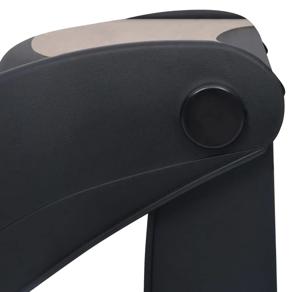 Black · Foldable 3-Step Stairs