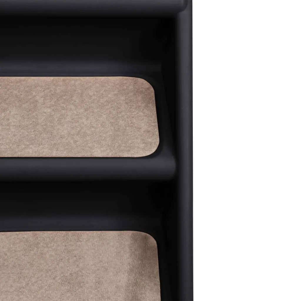 Black · Foldable Pet Stairs Black