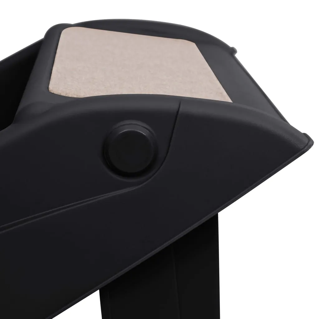 Black · Foldable Pet Stairs Black