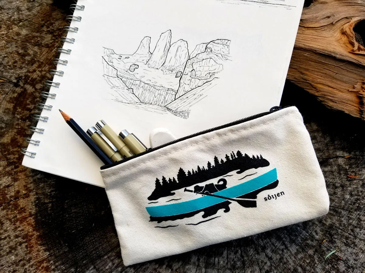 Canoe Pup Zipper Pouch