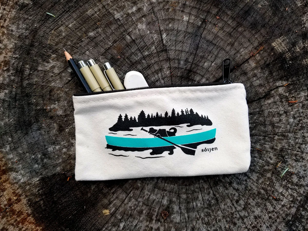 Canoe Pup Zipper Pouch