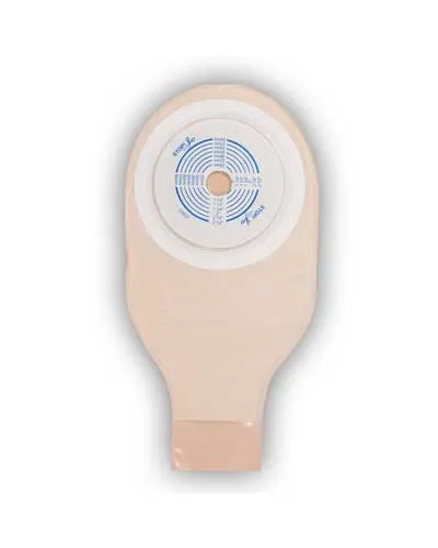 Convatec ActiveLife 1-Piece Drainable Opaque Pouch with Flat Stomahesive Skin Barrier, 45MM (1¾"), 25.4CM (10") - (20/BOX)