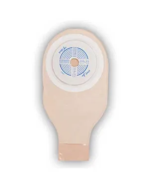 Convatec ActiveLife 1-Piece Drainable Opaque Pouch with Flat Stomahesive Skin Barrier, 45MM (1¾"), 25.4CM (10") - (20/BOX)