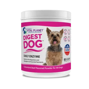 Digest Dog Daily Enzyme 3.92 Oz. Powder (Beef Flavor)