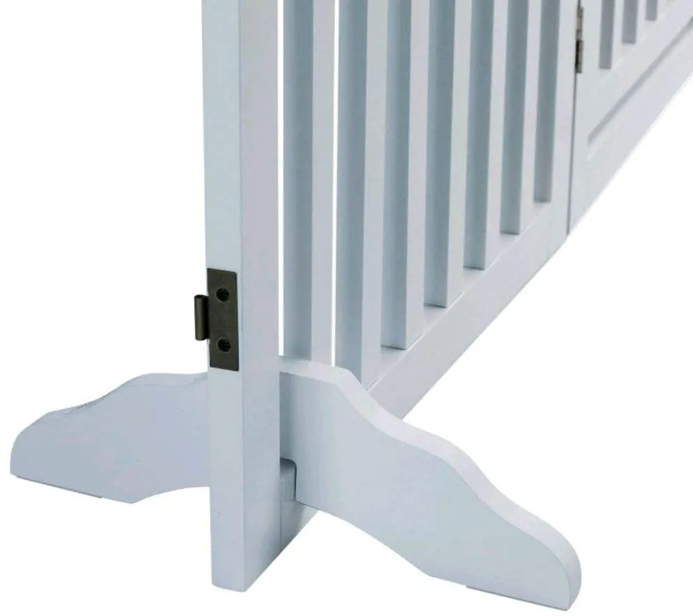 Dog Barrier with Door, 4 parts 60-160cm × 81 cm