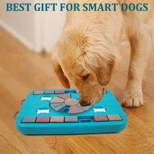 Dog Puzzle Toys for Smart Dogs Mental Enrichment and Brain Stimulating, Advanced Interactive Puppy Food Puzzle Feeder to Keep Boredom and Active Dog Busy, Puppies Treat Dispenser Dog Gift