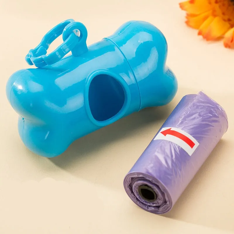 Dog Waste Bag Dispenser with Bags