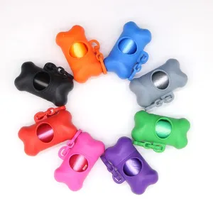 Dog Waste Bag Dispenser with Bags