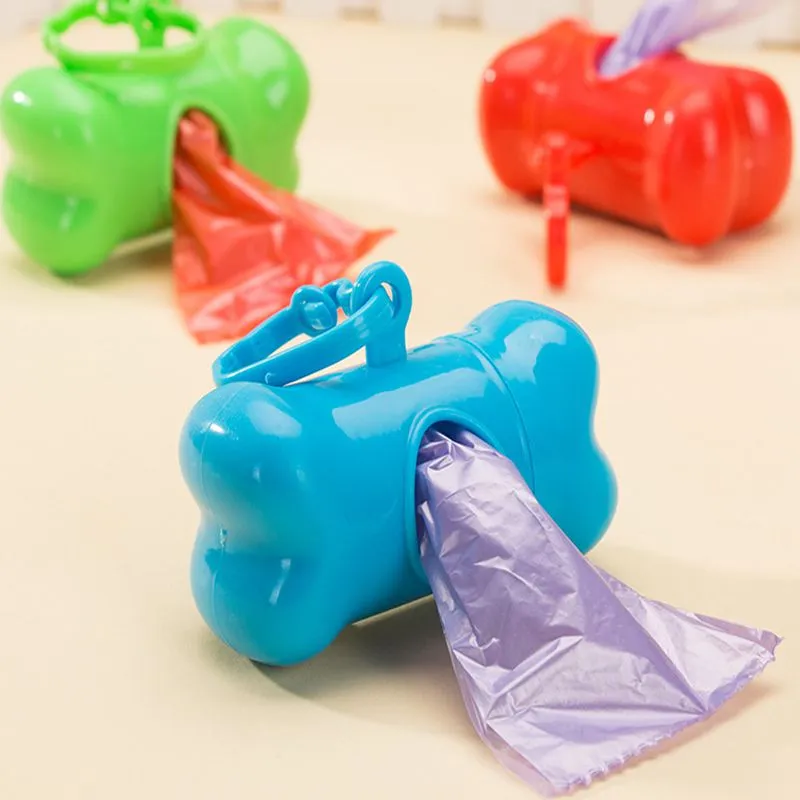 Dog Waste Bag Dispenser with Bags