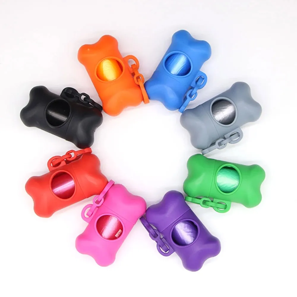 Dog Waste Bag Dispenser with Bags