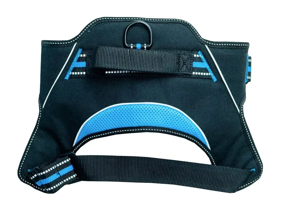 Doggy Tales Patented Hart Harness, Blue