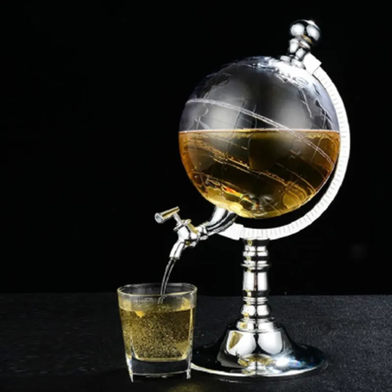 Earth Shaped Wine Cannon Dispenser Mini Beverage Machine