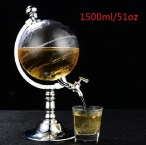 Earth Shaped Wine Cannon Dispenser Mini Beverage Machine
