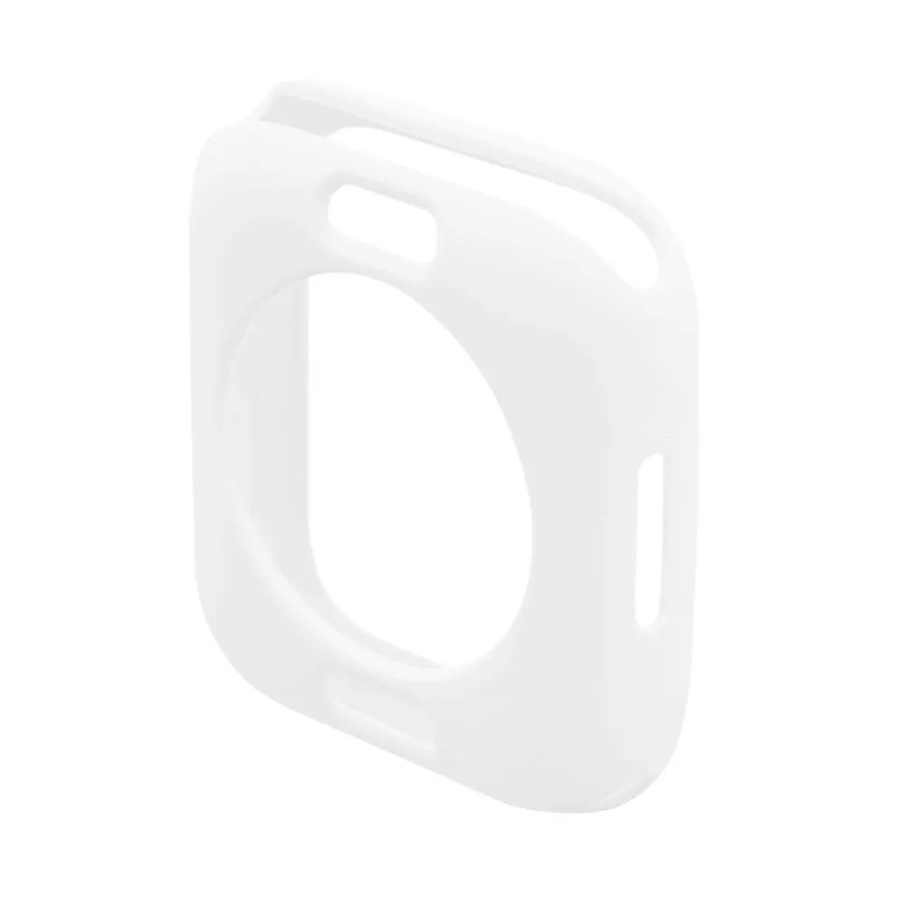 ENKAY Apple Watch (45mm) TPU cover with screen protector - White