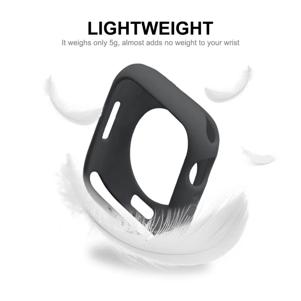 ENKAY Apple Watch (45mm) TPU cover with screen protector - White