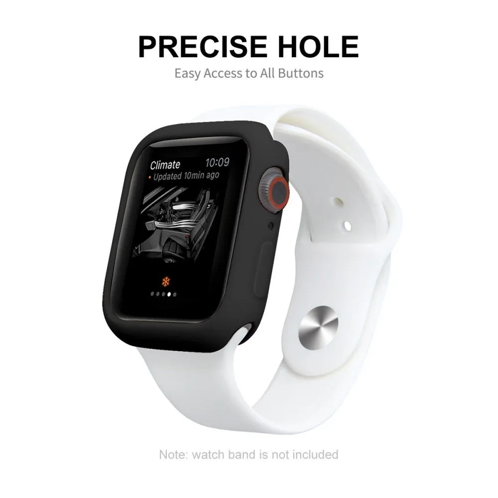 ENKAY Apple Watch (45mm) TPU cover with screen protector - White