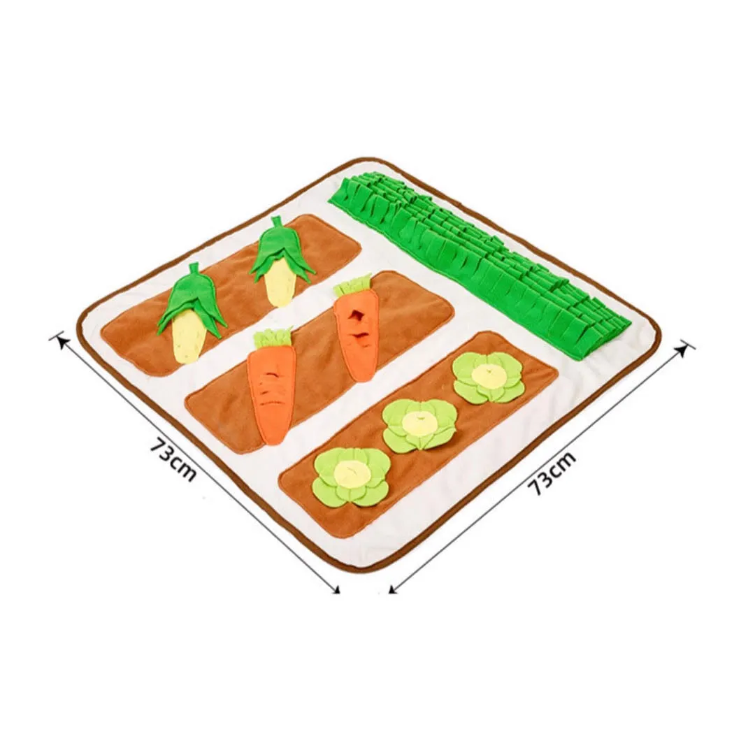 Farm Garden Dog Snuffle Mat Pet Puzzle Training Toy Large