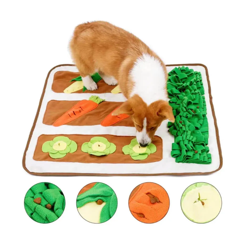 Farm Garden Dog Snuffle Mat Pet Puzzle Training Toy Large