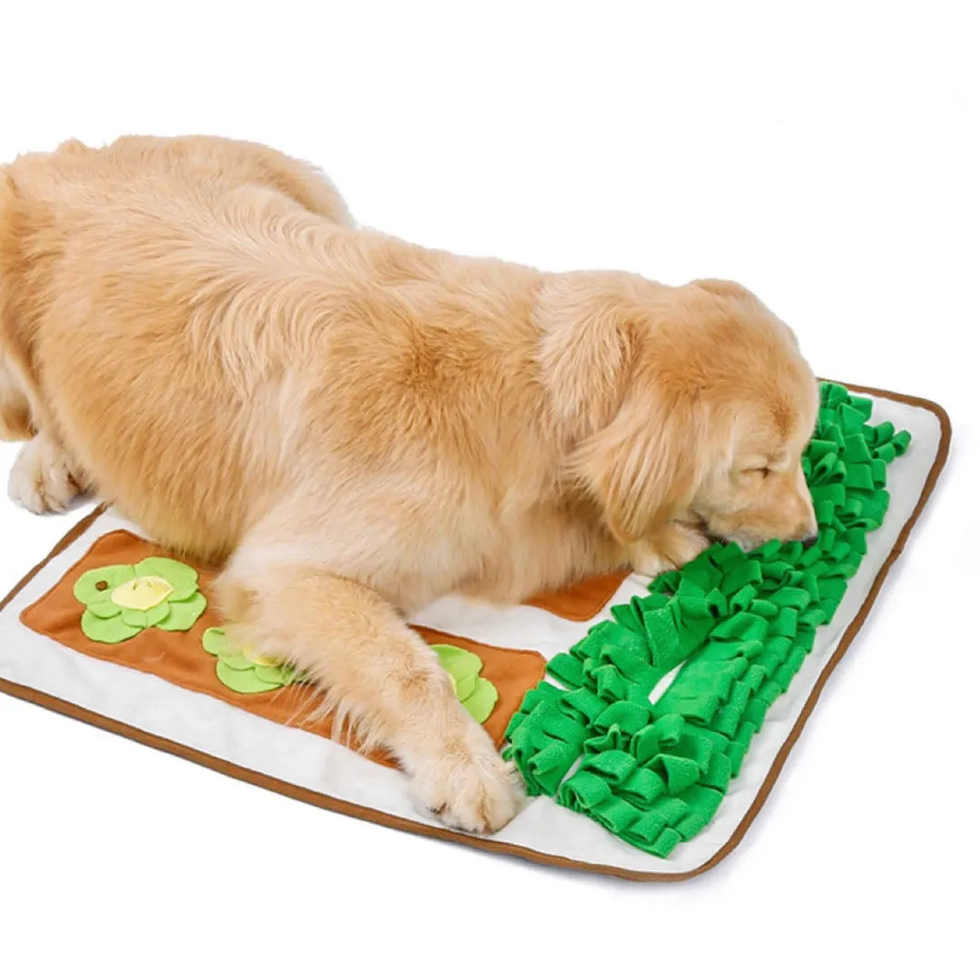 Farm Garden Dog Snuffle Mat Pet Puzzle Training Toy Large