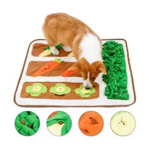 Farm Garden Dog Snuffle Mat Pet Puzzle Training Toy Large
