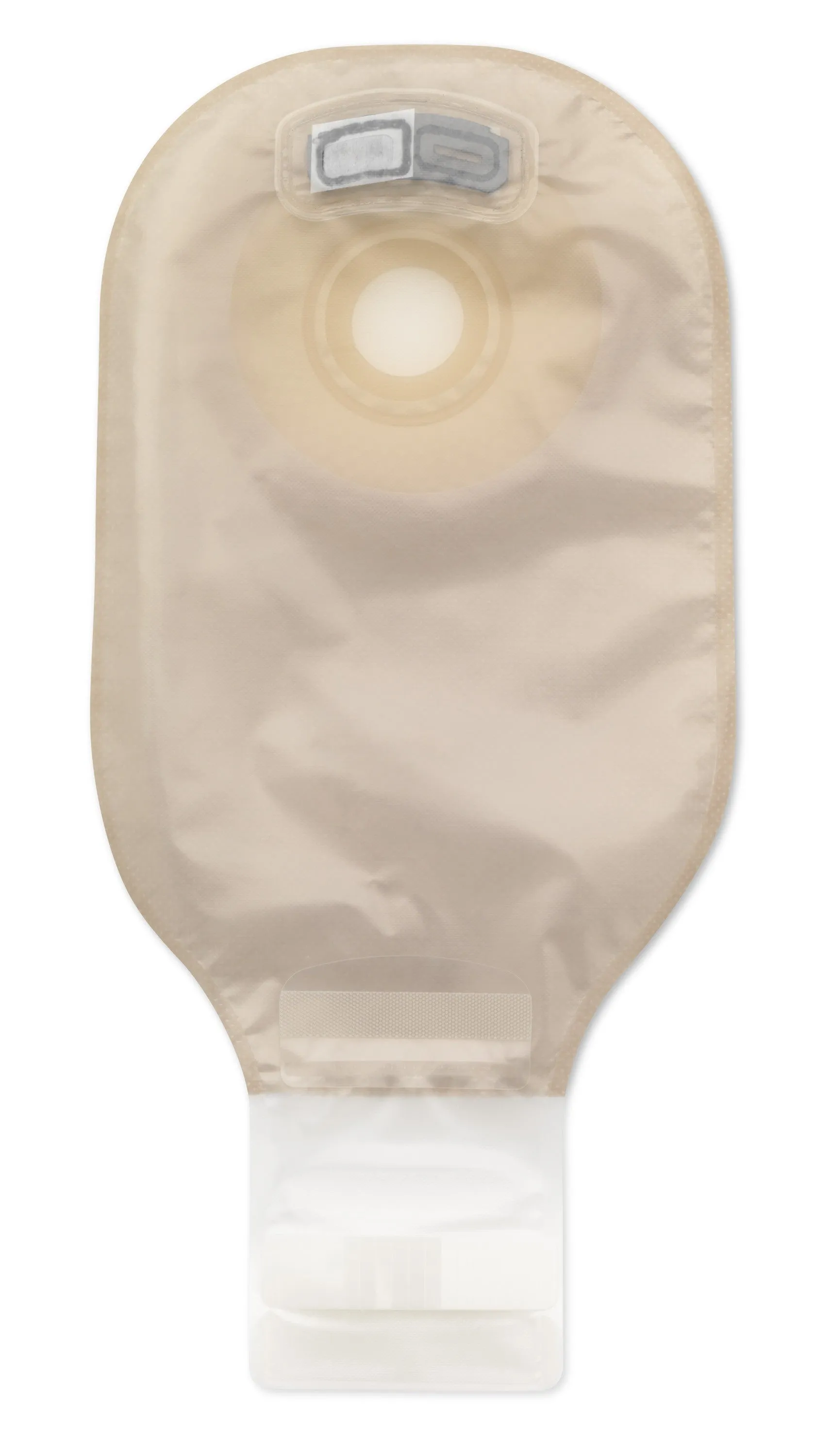 Hollister 8843 Centerpointlock 2-Piece 9" Mini Drainable Pouch Opaque 57mm 2-1/4" Flange
