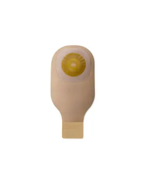 Hollister Premier 1-Piece Drainable Pouch with Lock 'n Roll Closure Convex Flextend Barrier Beige - 5 per box, CUT TO FIT - UP TO 25MM (1"), WITH TAPE (NON TAPERED BORDER) - NO FILTER