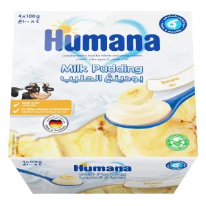 Humana Milk Dessert Banana Pudding 4 PC