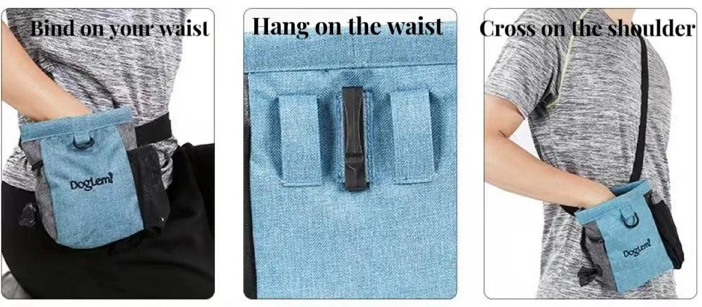ITEEKE Dog Treat Pouch Outdoor Multiple Functional Bag