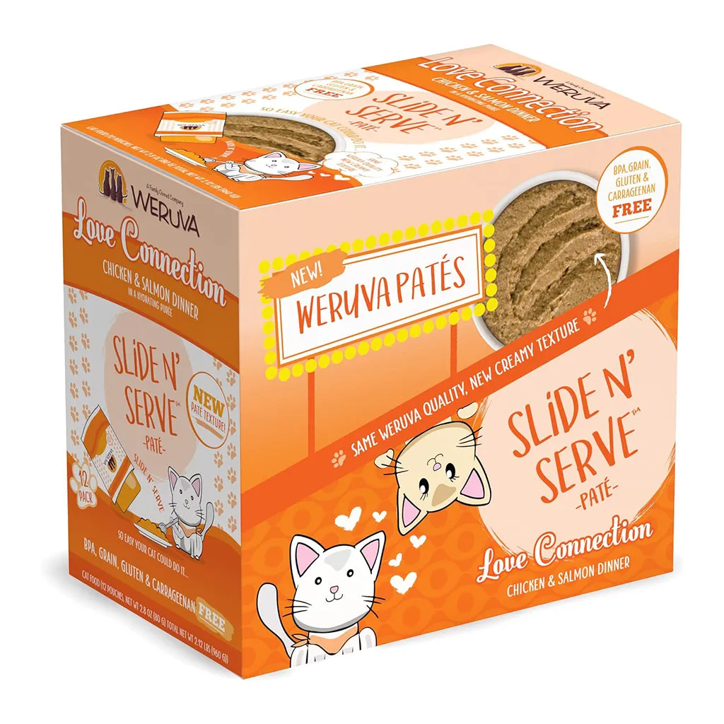 Love Connection Chicken & Salmon Dinner Slide N' Serve Pate 2.8oz