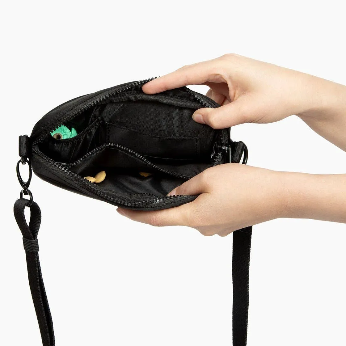 Lucy & Co.  Black Crossbody Treat Bag