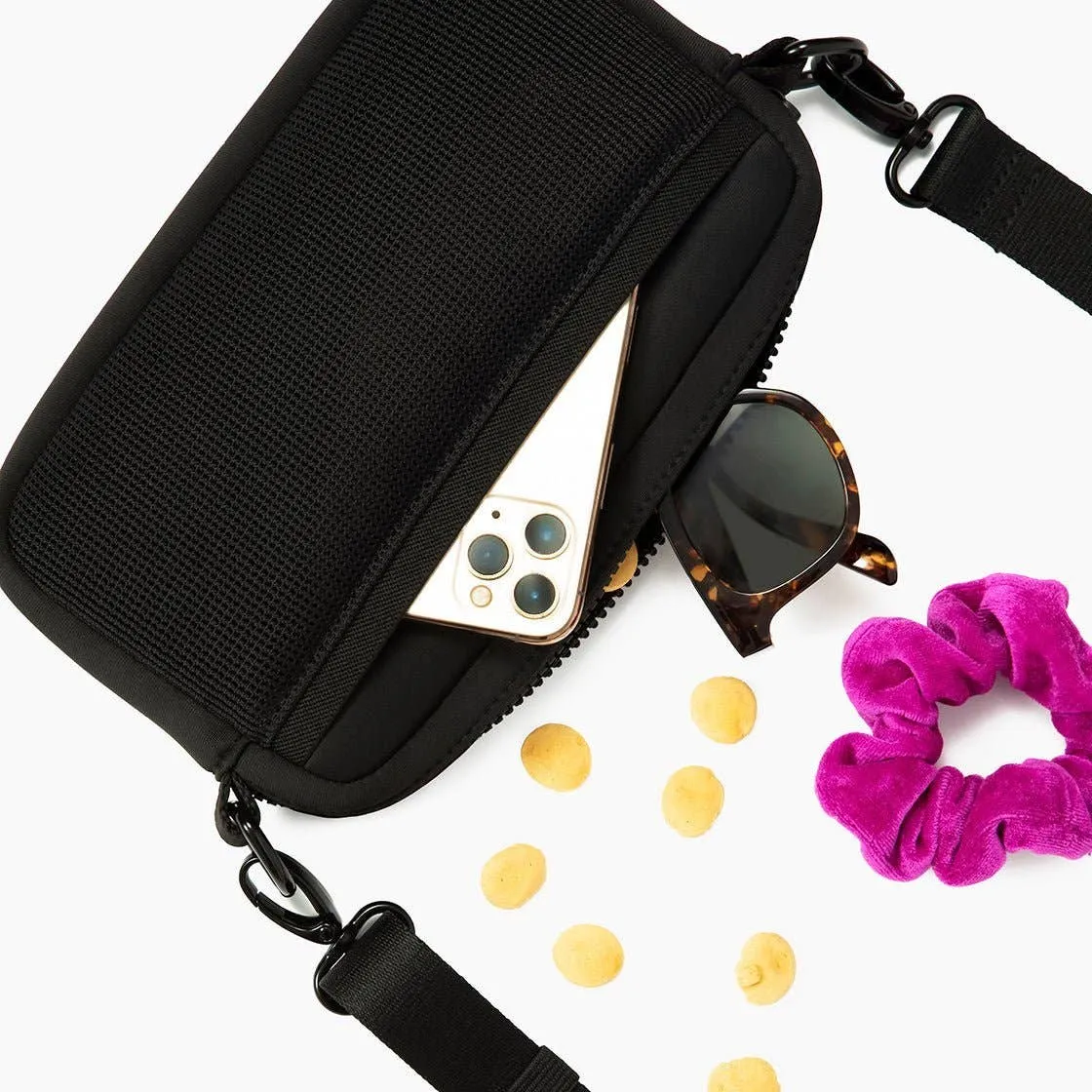 Lucy & Co.  Black Crossbody Treat Bag