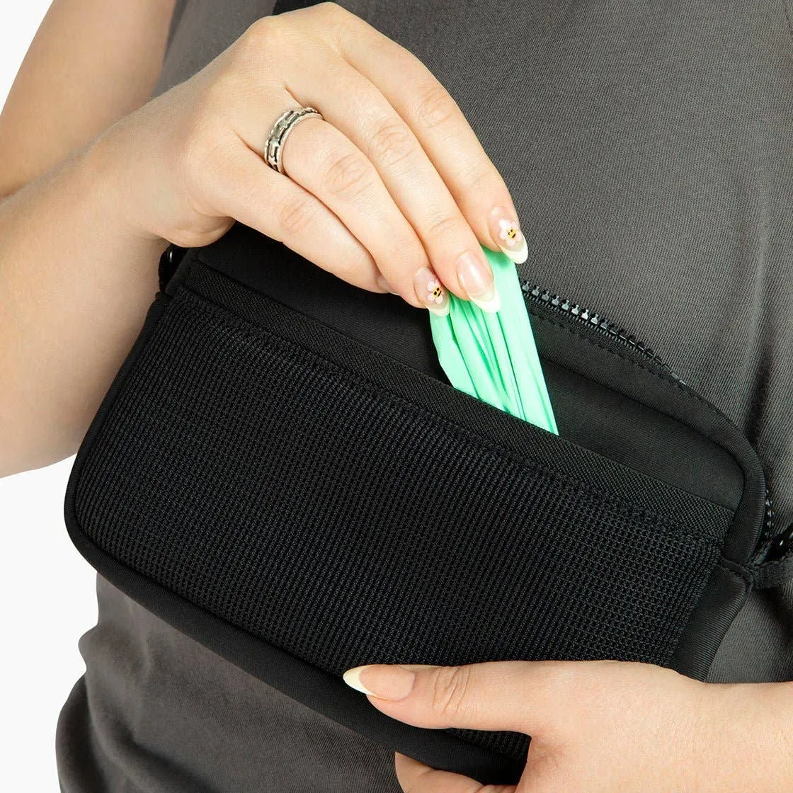 Lucy & Co.  Black Crossbody Treat Bag