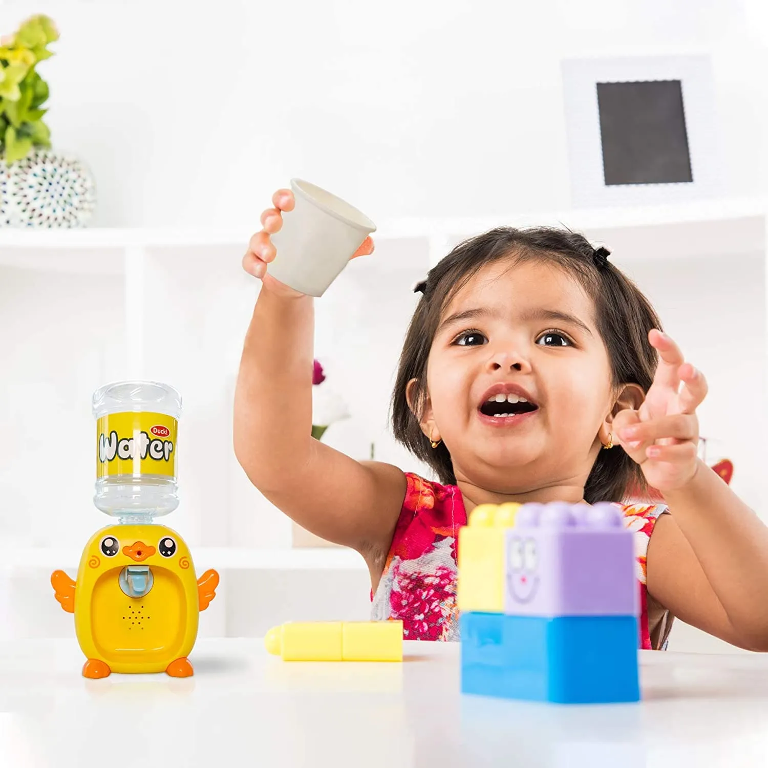 Mini Duck Electric Water Dispenser, Cute Funny Water Machine, Mini Water Dispenser for Kids, Skincare Dispenser