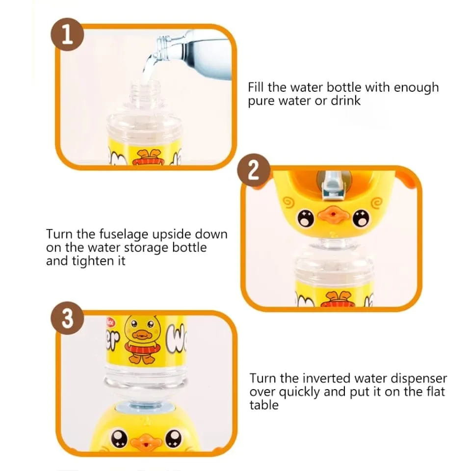 Mini Duck Electric Water Dispenser, Cute Funny Water Machine, Mini Water Dispenser for Kids, Skincare Dispenser