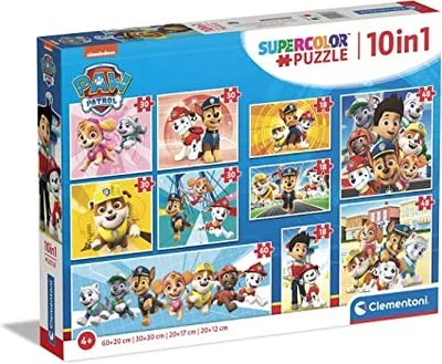 Paw Patrol 10 in 1 Jigsaw Puzzle